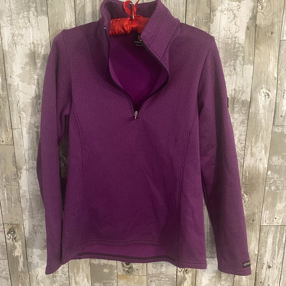 Kerrits equestrian pullover purple sweater S - Picture 1 of 6